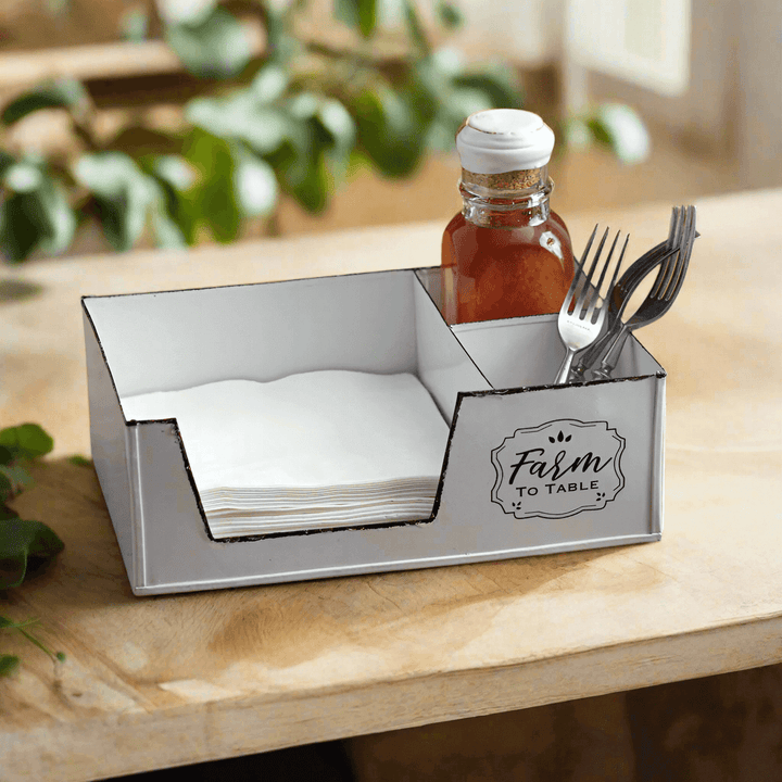 Vintage Farmhouse Napkin Caddy