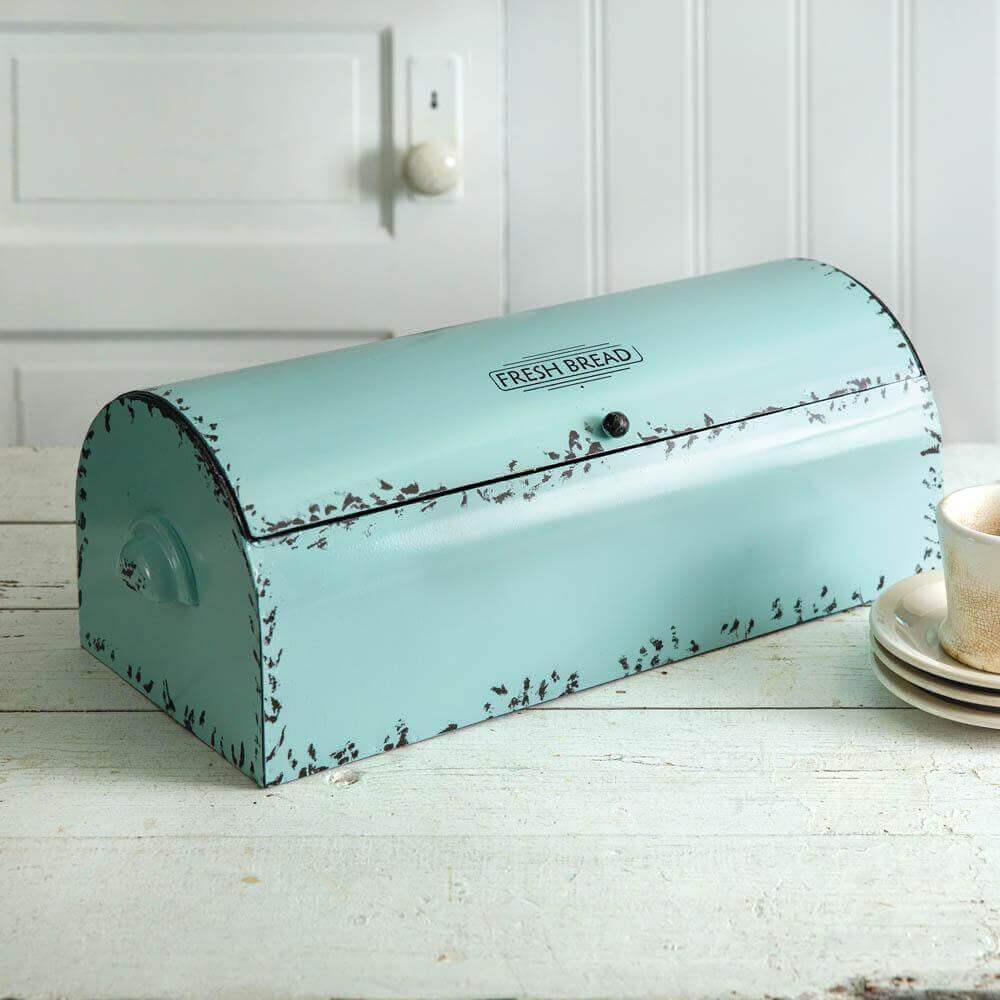 Vintage Inspired Bread Box in Green