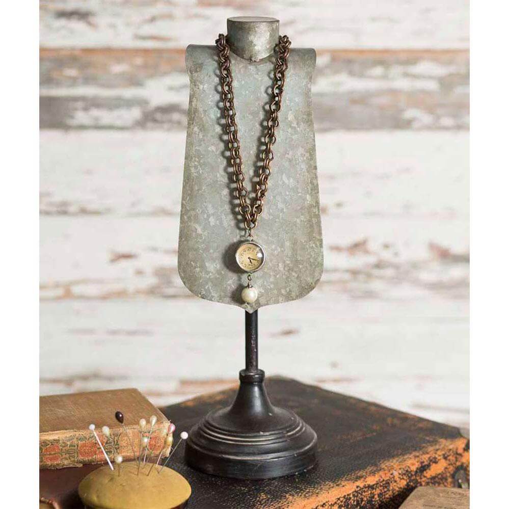 Vintage Metal Necklace Display Stand