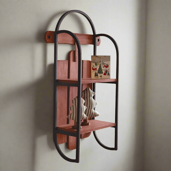 Vintage Sled Wall Shelf