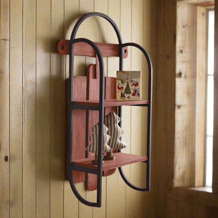 Vintage Sled Wall Shelf