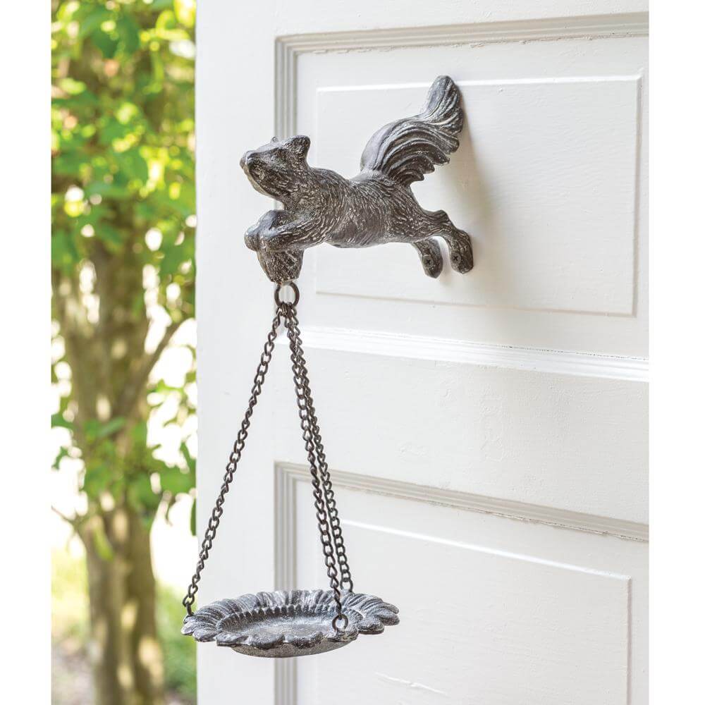 Wall Mounted Squirrel Bird Feeder