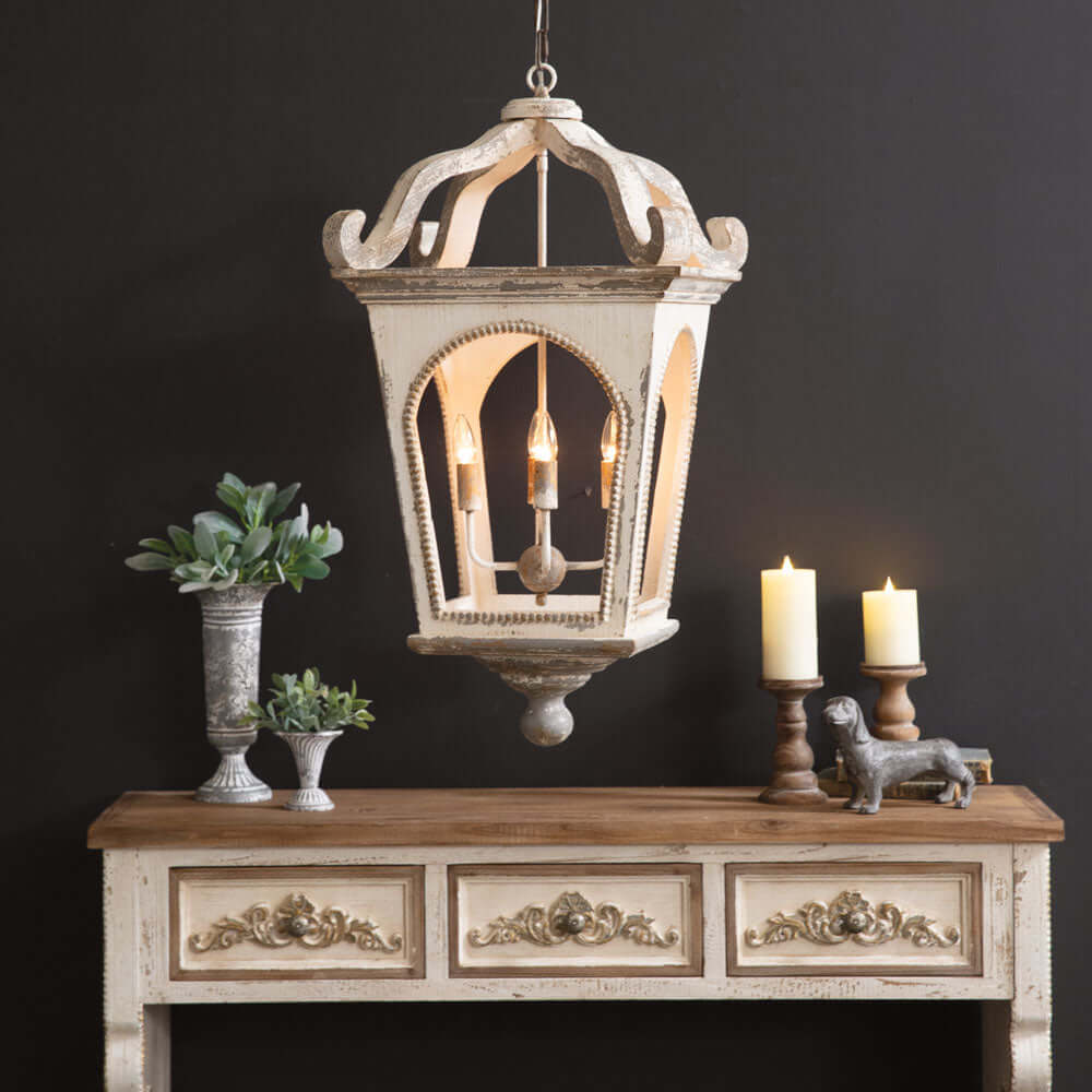 Weathered French Country Pendant Lamp