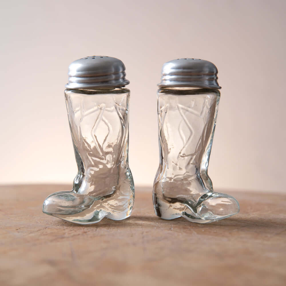 Western Cowboy Salt & Pepper Napkin Caddy