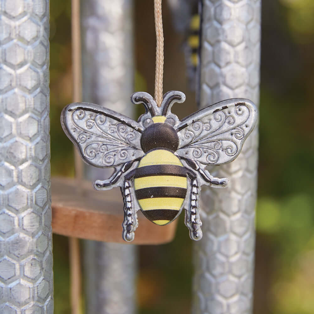 Whimsical Bees & Beehive Garden Wind Chime