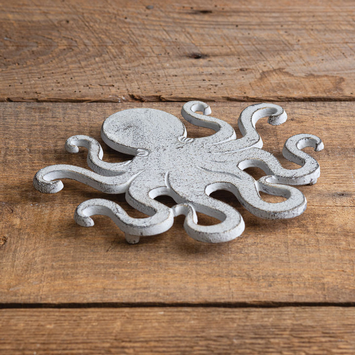 Nautical Octopus Trivet in Metal (Set of 2)-Kitchenware-Vintage Shopper