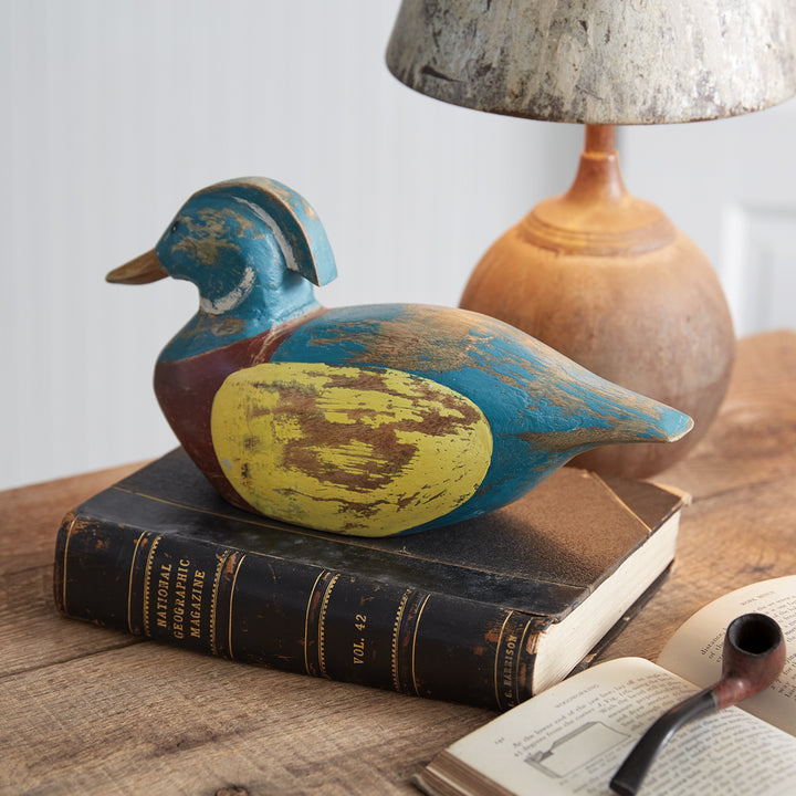 Antique Inspired Duck Hunting Decoy-Statues-Vintage Shopper