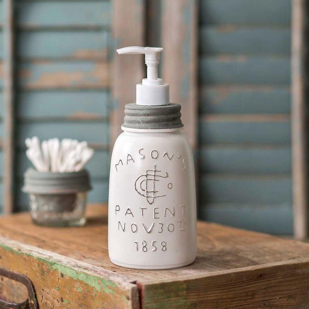 Antique Inspired Mason Jar Soap Dispenser-Home Decor-Vintage Shopper