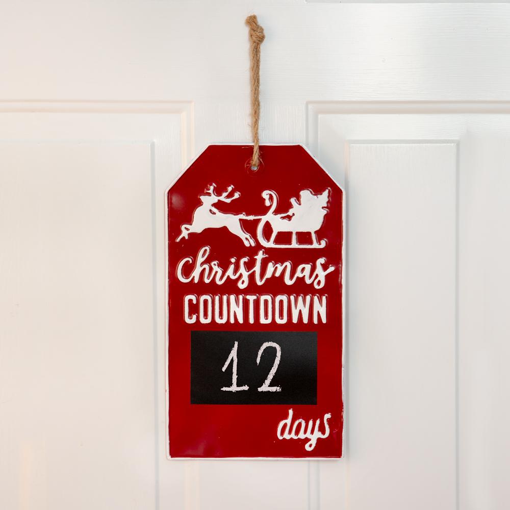 Christmas Countdown Chalkboard on Wall Sign-Home Decor-Vintage Shopper