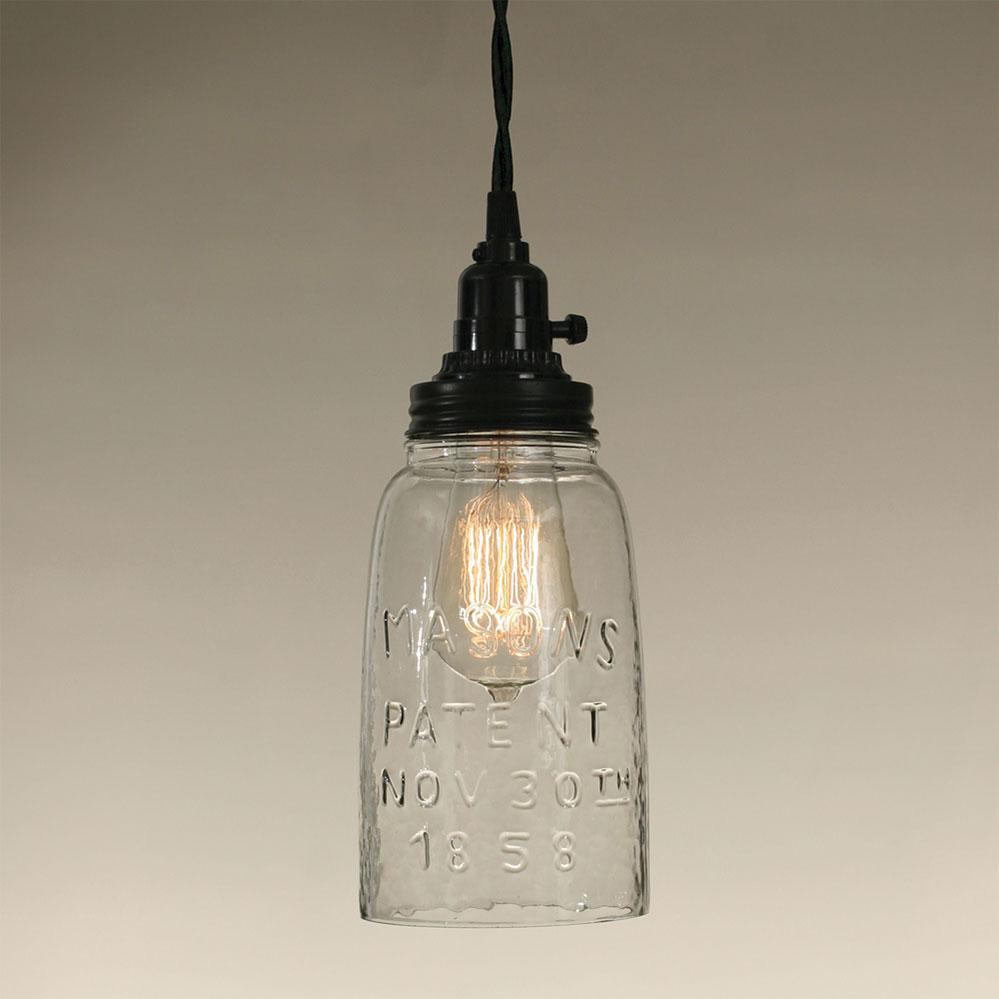 Farmhouse Mason Jar Pendant Lamp-Lighting-Vintage Shopper