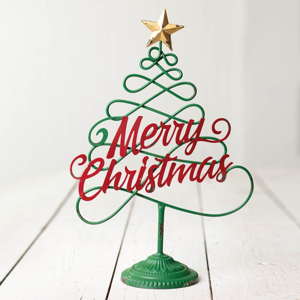Merry Christmas Tree Décor-Home Decor-Vintage Shopper